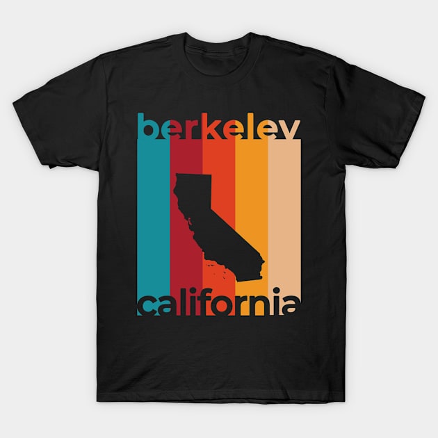 Berkeley California Retro T-Shirt by easytees